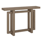 Hudson&Canal - Console Breslow 44" L - Chêne gris vieilli-Un design transitionnel moderne pour votre entrée, votre salon, votre bureau et plus encore