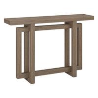 Hudson&Canal - Console Breslow 44" L - Chêne gris vieilli-Un design transitionnel moderne pour votre entrée, votre salon, votre bureau et plus encore