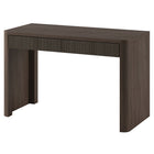 Hudson&Canal - Bureau rectangulaire cannelé Palmera - 47,5 po l - Chêne brun-Nettoyer avec un chiffon doux et sec, sans produits chimiques agressifs ni produits de nettoyage abrasifs