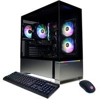 CyberPowerPC - Ordinateur de bureau Gamer Master - AMD Ryzen 78700F - GeForce RTX 5060 - 16 Go de RAM - SSD de 1 To - Windows 11 Famille - Noir-4.1 GHz AMD Ryzen 7 8700F 8-Core