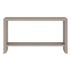 Hudson&Canal - Console Osman 55" de largeur par - Blanc aulne-La table est fabriquée à partir de matériaux MDF de haute qualité et durables