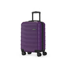 Swiss Mobility - SEA Ensemble de bagages rigides 3 pièces - Violet-Poignée de chariot télescopique conçue de manière ergonomique pour le confort