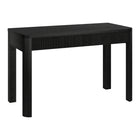 Hudson&Canal - Bureau Mendoza 48'' - Grain noir-Un design contemporain moderne pour votre bureau à domicile, votre coin cuisine, votre bureau et plus encore