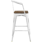 Modway - Promenade Tabouret de bar - Blanc-Un certain assemblage requis