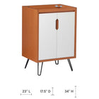 Modway - Energize 24" Armoire de toilette de salle de bain (lavabo non inclus) - Blanc cerise-9