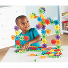 Learning ResourcesMD – Super ensemble Gears! Gears! Gears!-L’énorme sceau rempli d’engrenages colorés stimule l’imagination des enfants