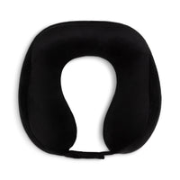 Bugatti - Oreiller de Voyage Ergonomique - Noir-Mousse mémoire, 280 g pour un confort optimal