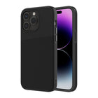 AXS - PROTech Plus étui mince anti-choc avec double couche pour Apple iPhone 15 Pro - Noir-Résistant aux chutes jusqu’a 10 pieds