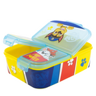 Danawares - Boîte à déjeuner multi-compartiments Nickelodeon La Pat' Patrouille-Compartiments multiples : comprend des compartiments séparés pour organiser facilement les repas et ranger soigneusement les en-cas, les fruits, les sandwichs et bien plus encore