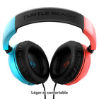 Turtle Beach - Casque de jeu Recon 50 - Rouge/Bleu-Écouteurs de 40 mm de qualité supérieure - Découvrez des aigus cristallins et des basses surpuissantes grâce à ces écouteurs enveloppants de 40 mm de haute qualité