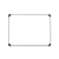 Quartet - Tableau blanc magnétique avec cadre Euro, 24 po x 36 po-Le tableau à surface effaçable à sec sert également de tableau d’affichage magnétique