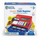 Ressources d'apprentissage - Calculatrice de simulation et de jeu Caisse enregistreuse avec monnaie canadienne-Pour les 3 ans et plus