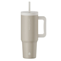 GROSCHE - Aspen Gobelet Isolé avec Poignée - 40 oz - Beige Sable-Capacité de 40 oz