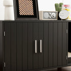 PawHut - Boîte de rangement pour litière de chat, table d’appoint avec griffoir - noir-Couleur : Noir 