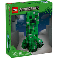 LEGO - Minecraft Le Creeper , Décoration sur le Thème du Jeu Vidéo et Jouet de Construction d’une Figurine d’Action -La figurine articulée Creeper™ pour les enfants - Ce grand jouet à construire pour les garçons et les filles de 10 ans et plus est un cadeau amusant pour les enfants qui aiment jouer à Minecraft ou décorer leur salle de jeu