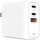 Creative Labs - Chargeur mural GaN 51MZ0515AA000 67 W à 3 ports - Blanc-Fournit une puissance de sortie de 67 W pour une charge rapide