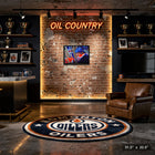 Wayne Gretzky Edmonton Oilers Bench Close-Up sur toile - Toile encadree - 31" x 22"-Dimensions finales: 31.5x22.5