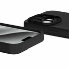 Avana - Coque Velvet avec MagSafe pour iPhone 16 Pro Max - Noire-Protection de l’écran et de la caméra
