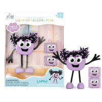 Glo Pals - Jouet sensoriel lumineux - Lumi-Comprend 2 cubes lumineux fabriqués à partir de plastique 100 % recyclé