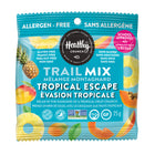 Healthy Crunch - Mélange de fruits et de graines Tropical Escape, 50 unités x 25 grammes-Sans allergène, approuvé par l'école