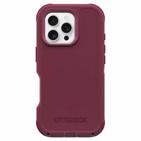 OtterBox - Coque Defender Pro avec MagSafe pour iPhone 16 Pro - Rouge Foxberry-Ouverture de précision pour une interaction facile avec la caméra