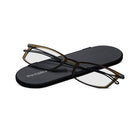 ThinOptics 2.0 Noir Lecteur avec Pod Blanc Universel - Noir-Les verres en polycarbonate de qualité optique (utilisés pour les verres correcteurs haut de gamme) sont incassables, plus légers qu'un nickel et aussi fins que 2 cartes de crédit