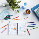 Paper Mate - Stylos gel InkJoy, couleurs Candy Pop, pointe moyenne (0,7 mm), rétractables, 4 unités-Couleurs inspirées des bonbons
