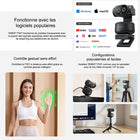 EMEET - Webcam PTZ à double objectif PIXY 4K AI avec contrôle gestuel-10