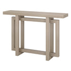 Hudson&Canal - Console Breslow 44" L - Aulne Blanc-Le plateau de table a une capacité de poids de 50 lb