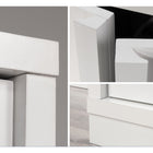 Sauder - Meuble de rangement Merton Hall - Blanc-Dimensions: 23,5 po L x 16,88 po P x 71 po H