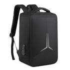 Speedex - 15,6" Sac à dos étanche multifonctionnel pour ordinateur portable avec serrure et port de chargement USB - noir-Fermeture éclair de haute qualité premium : Assure durabilité et fermeture lisse et sécurisée pour une protection fiable