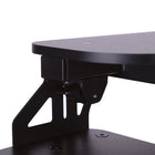 Rocelco - Élévateur de bureau réglable Hi-Lift de 43 po - Noir-Fente de 10.5 po de large pour tablette ou téléphone.