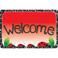 Ashley Productions - The Original Fun Mat - Tapis de Bienvenue - 15 -5" x 23 -5" - Coccinelles Bienvenue-Mesure et design : Le tapis de bienvenue Coccinelles mesure 15,5 po x 23,5 po.