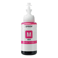 Epson - T664 Bouteille d’encre - Capacité standard - Magenta-Commodité supplémentaire - aller plus longtemps entre les recharges