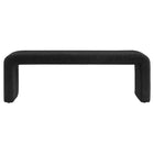 Modway - Simba Tissu Boucle Banc long de la chute d’eau - Noir-Assemblée requise