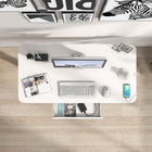 Motionwise - Bureau de la série M2 48 x 24, Motionwise - Bureau électrique assis-debout avec double moteurs et tiroir coulissant - Blanc-Conforme aux certifications TAA & BIFMA : Conçu pour répondre aux normes gouvernementales et industrielles, idéal pour les bureaux gouvernementaux, startups et entreprises corporatives.