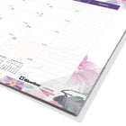 Blueline - 2026 Calendrier sous-main mensuel Passion - 17-3/4 po x 10-7/8 po - Bilingue-Un mois par feuille avec un bloc par jour 