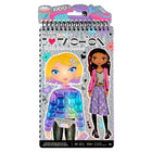 Fashion Angels - Portfolio Compact de Mode-LE DESSIN DE MODE FACILITÉ – Ce carnet de croquis de mode pour filles comprend 30 feuilles de croquis pré-imprimées avec des silhouettes de mannequin, permettant aux débutantes comme aux passionnées de perfectionner facilement leurs techniques de dessin de mode