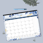 Blueline - 2024-2025 Collection Foliage sous-main académique mensuel - 22 po x 17 po - Bilingue-Bilingue