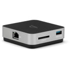OWC - Station d'accueil de voyage USB-C 6 ports E-6 ports : Optimisez votre connectivité mobile avec deux ports USB 3.2 Type-A, un port HDMI 2.0, un lecteur de carte SD, un port Gigabit Ethernet et un port d'alimentation USB-C