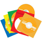 Maxell - Pochettes pour CD/DVD - Couleurs assorties - Paquet de 50-Fenêtres en plastique transparent pour une identification facile