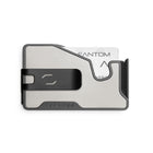 Fantom - Portefeuille M - extra mince - argent titane avec clip à billets noir-Respirez tranquillement car vos cartes seront entourées par le corps en aluminium de ce portefeuille les protégeant même des lecteurs de puces RFID les plus puissants