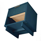 Manhattan Comfort - Table de nuit moderne Granville 1 tiroir 46 cm - Bleu Minuit-10