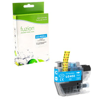 fuzion - Brother LC402XL Cartouche D'Encre Compatible - Haut Rendement - Cyan-Cyan