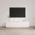 Nexera - Meuble TV Nauraa, Érable naturel et blanc-4