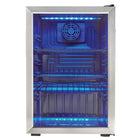 Danby - 2.6 cu. Centre de boissons sur pied - acier inoxydable-Plage de températures de 6 degrés C à 15 degrés C (43 degrés F à 57 degrés F)