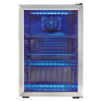 Danby - 2.6 cu. Centre de boissons sur pied - acier inoxydable-Plage de températures de 6 degrés C à 15 degrés C (43 degrés F à 57 degrés F)