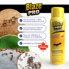 Blaze Pro - Destructeur de nids de fourmis - 400 ml - Lot de 12-Effet résiduel durable