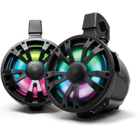 SoundExtreme - TA8 ExtremeTower Powersports Étanche à l’eau de 8 po, 2 voies - 1 haut-parleur amplifié Bluetooth + 1 haut-parleur passif (noir)-300 watts puissance de crête: (100 rms) alimentent un caisson d’extrêmes graves passif de 8 pouces et un gazouilleur de 1,5 pouce pour qu’ils soient aussi forts que vous le souhaitez. lissent les valeurs maximales détaillées et riches basses moyennes pour couper le vent et le rugissement; bluetooth 5.0: pour une connexion sans fil fiable à longue portée vers votre t