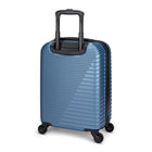 Atlantic - Bagage à main rigide Swerve 19 po - Cendres bleues-Quatre roues pivotantes à 360 degrés permettent à la valise de se déplacer facilement dans toutes les directions